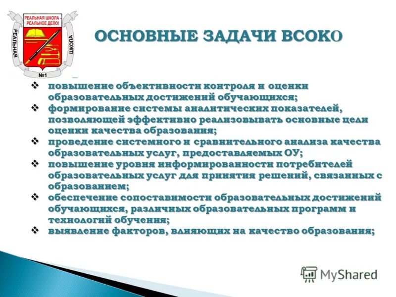 Самообследование внутренняя система оценки качества образования