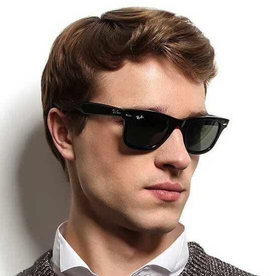 Очки солнцезащитные мужские спб. Ray ban Wayfarer 2140 901. Ray ban Wayfarer 2140. Ray-ban Wayfarer RB 2140 901 50. Ray-ban RB 2140 901 Wayfarer.