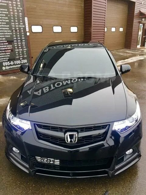 Хонда аккорд 8 2.4 рестайлинг тюнинг фото Купить б/у Honda Accord VIII Рестайлинг Type S 2.4 AT (200 л.с.) бензин автомат