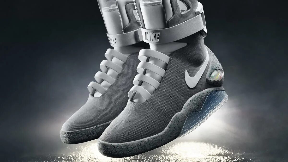 Nike кроссовки будущего. Nike air marty mcfly. nike mag марти макфлай. nike mag 2016. кроссовки марти макфлая nike.
