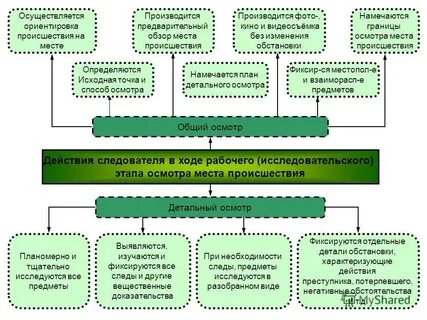 Следственный осмотр места происшествия это