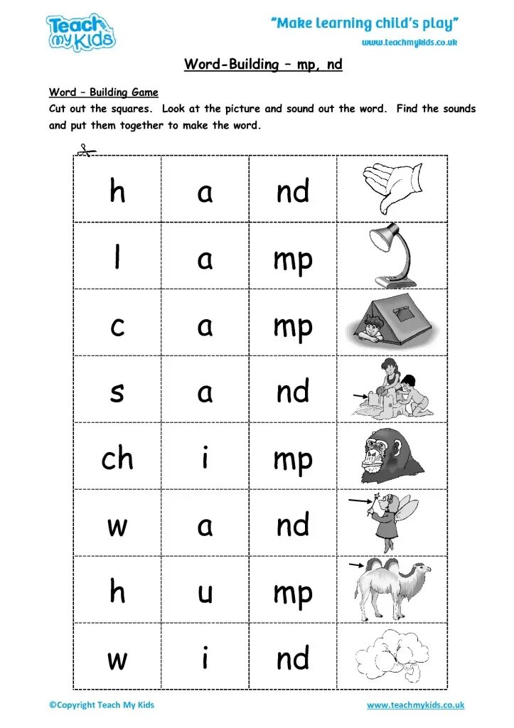 Find the words with a sound. Word building for kids. sounds and word building. word building exercises for kids. build a word.