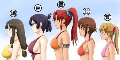 7 размер бюста аниме