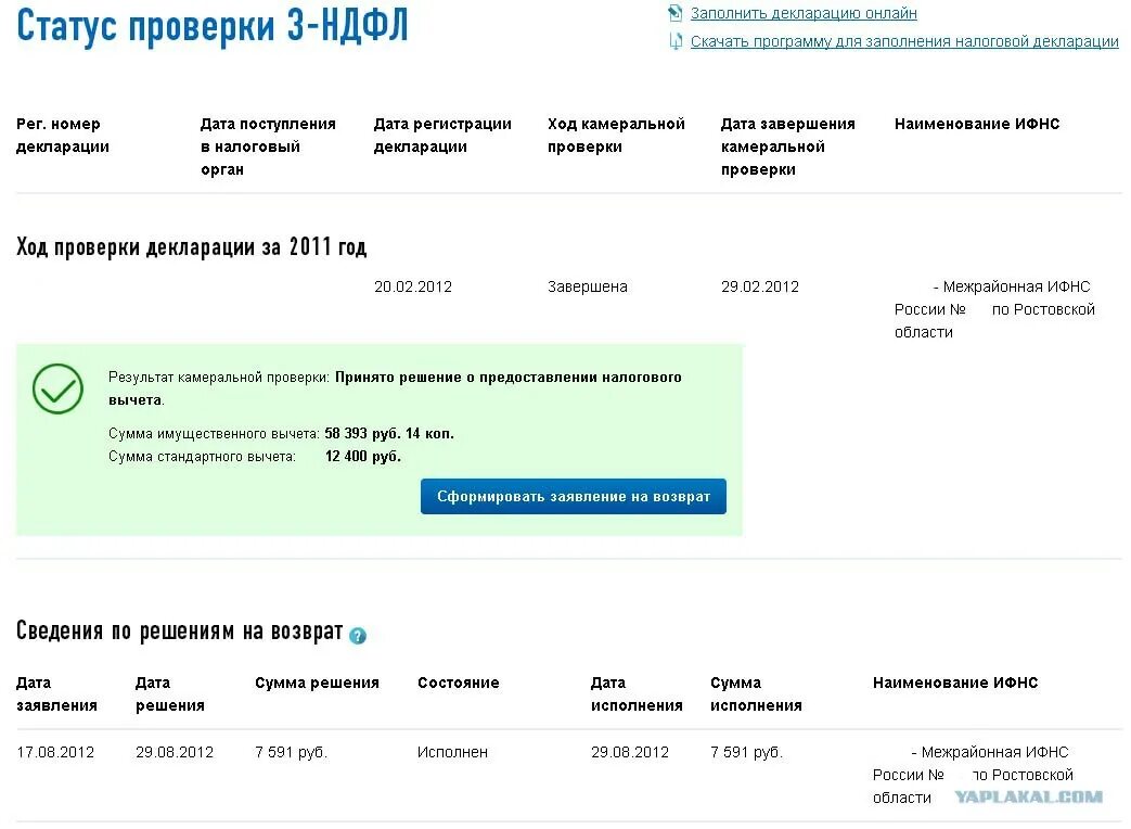 Проверка статуса налоговой декларации. Ход камеральной проверки. Статус декларации возврат. Возврат НДФЛ статус. Статусы возврата налогового вычета в личном кабинете.