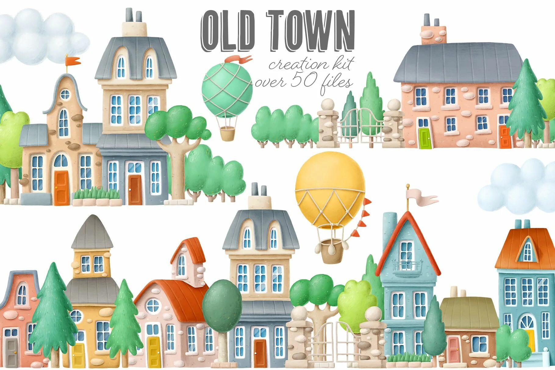 Scene creator. Town creator. anastasiya klempach illustration. an_kle illustrations. anastasiya klempach artist.