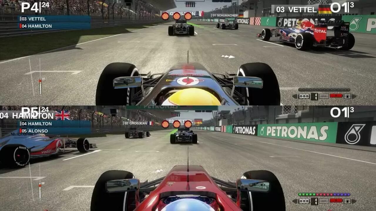 Race split screen. F1 tm 2014 xbox 360 split screen. f1 2013 split screen. гонки с разделением экрана. гонки split screen.