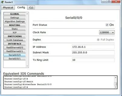 Setup router