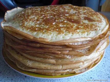 Блины на опаре с сухими дрожжами