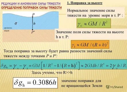Высота земли физика