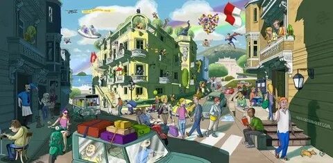 Picture of a street scene