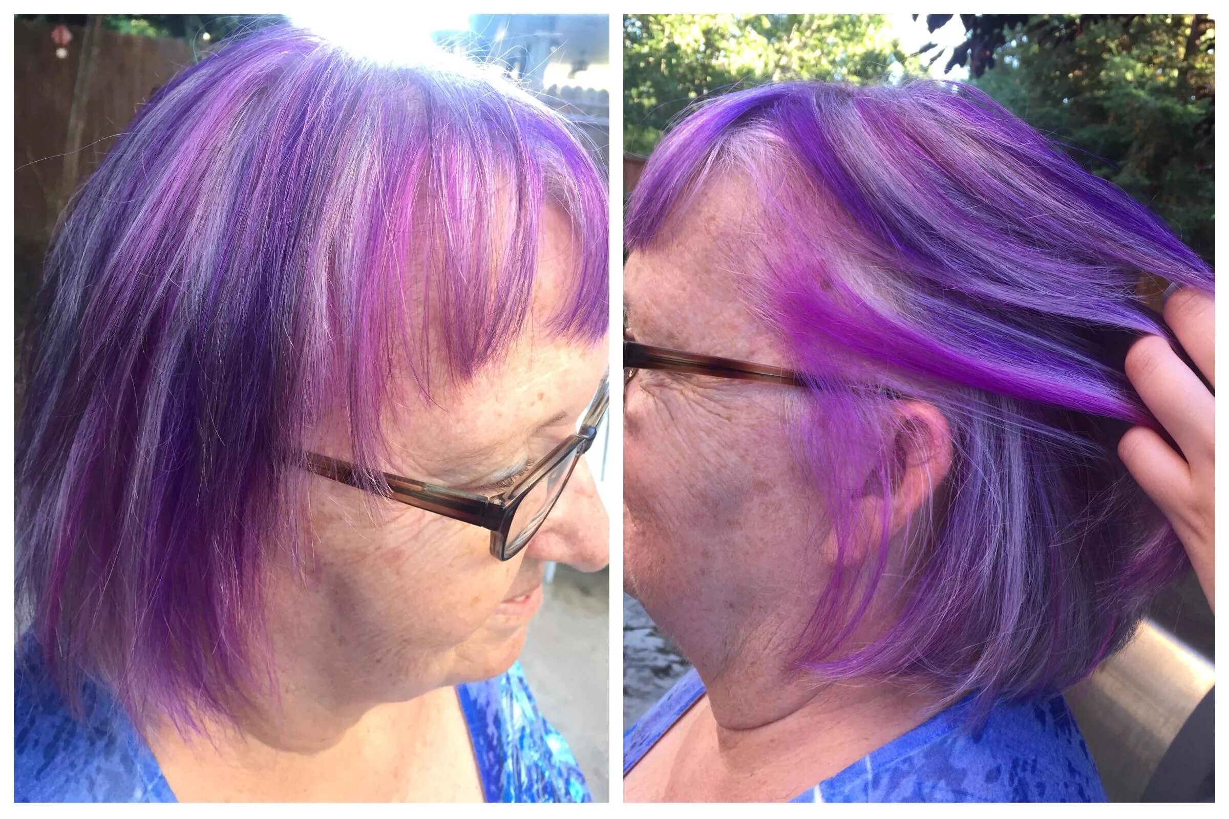 Тоника Ultraviolet. Скрытое окрашивание волос. Неудачное окрашивание. Скрытое цветное окрашивание.
