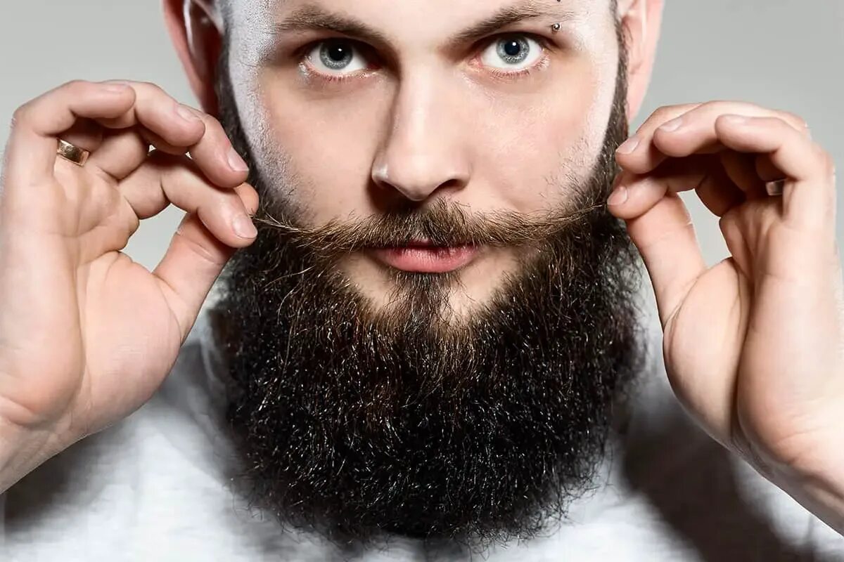 He has a beard