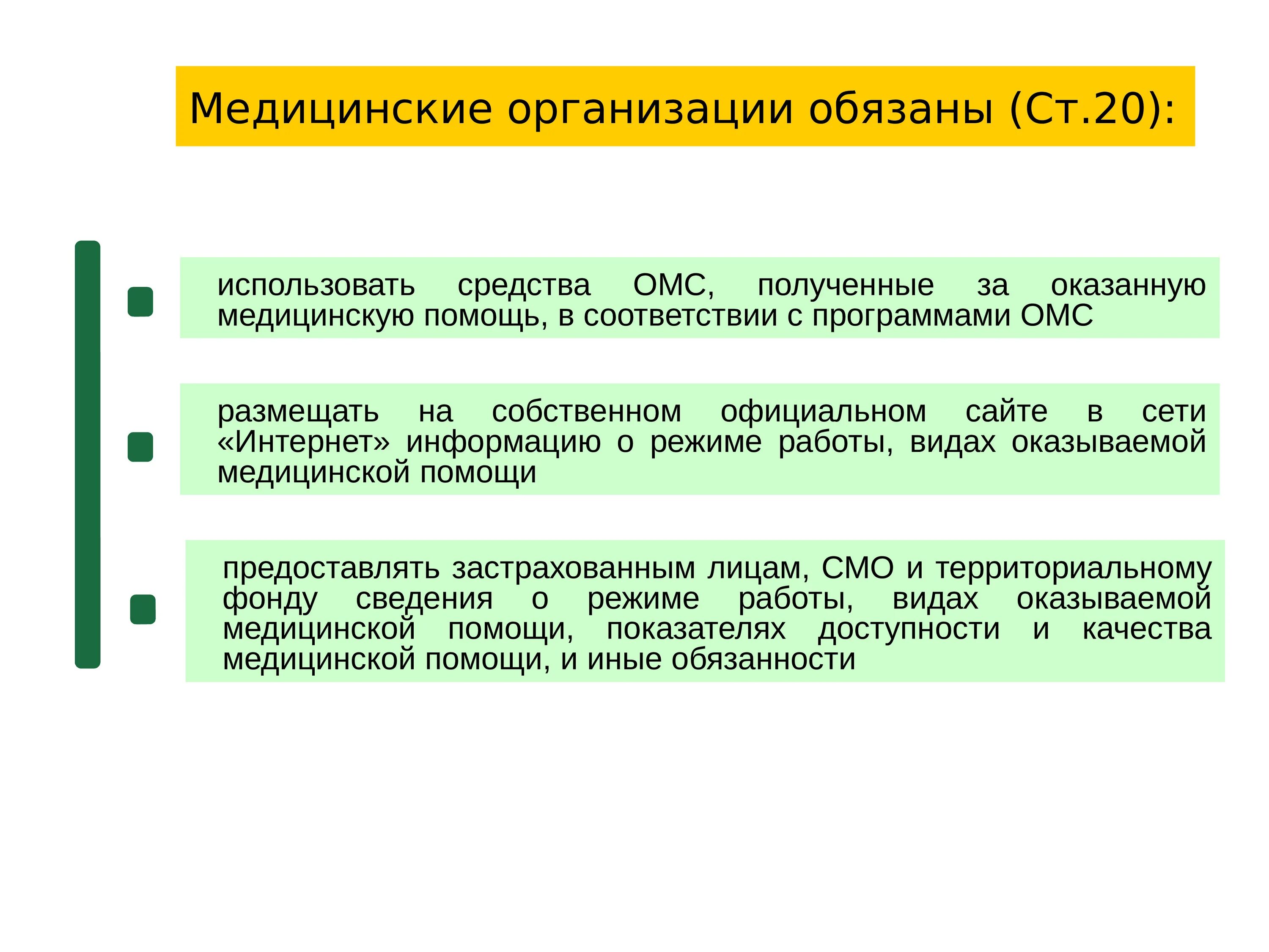 Медицинские учреждения фз. Медицинские организации обязаны. Мед организации обязаны. Медицинская организация обязана. Обязанности страховой медицинской организации.