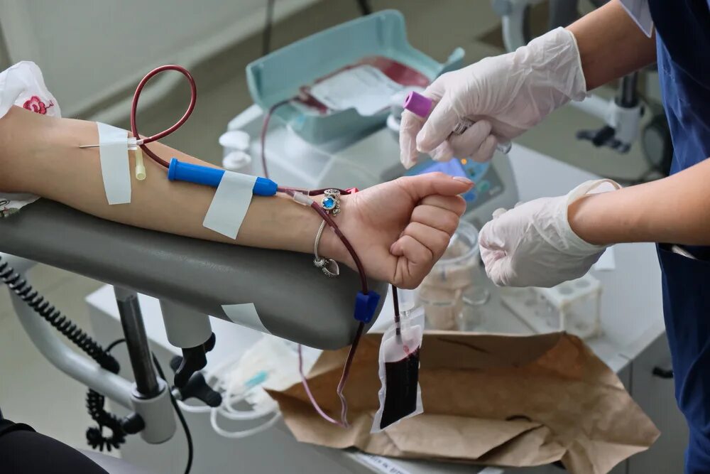 Системы для забора донорской крови. Техника забора донорской крови.