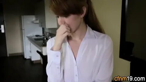 Clothed teen hotel maid gets pussy fucked and jizzed for job.