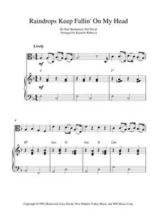 Перевод raindrops keep falling on my