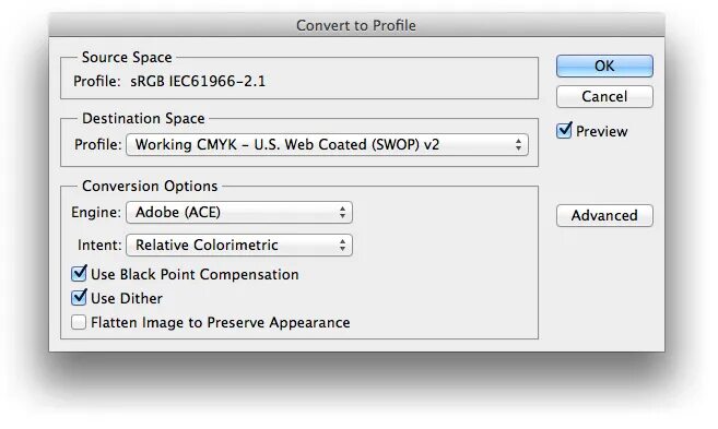 Options profile