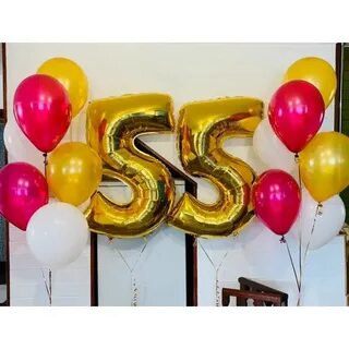 Юбилей 55 лет в стиле