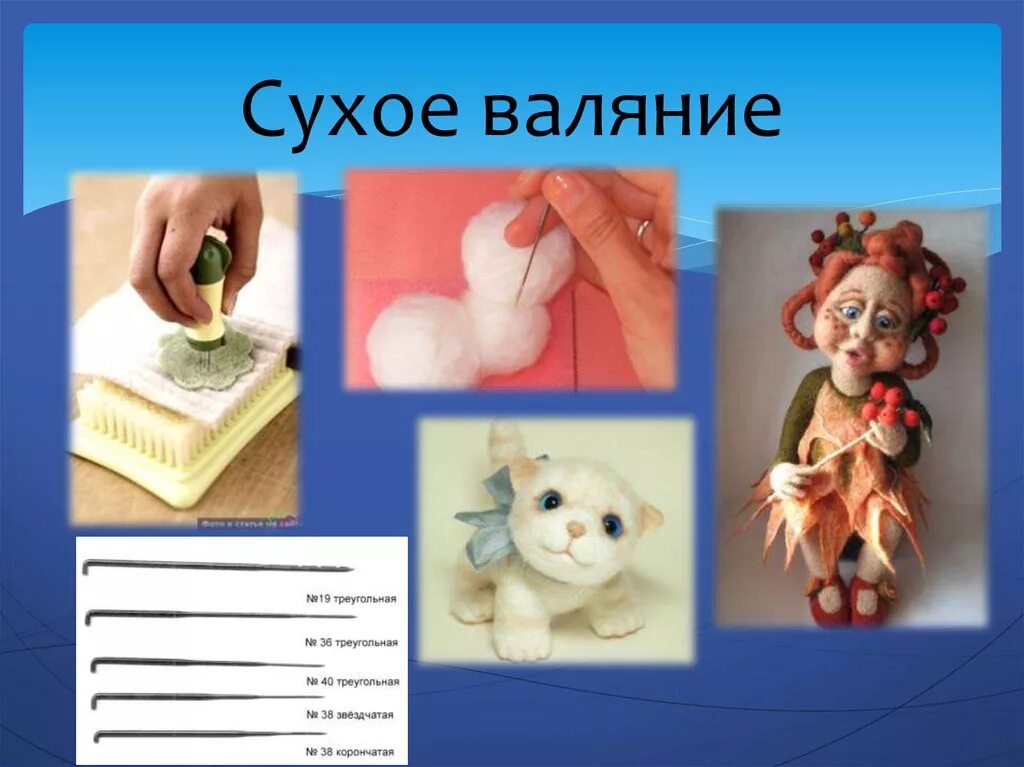 Валяние шерсти - технология (девочки), презентации