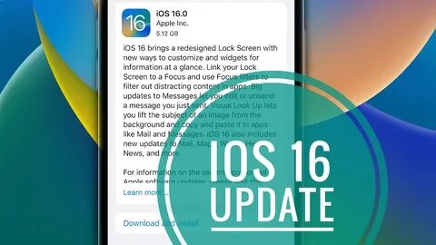 Функции ios 16