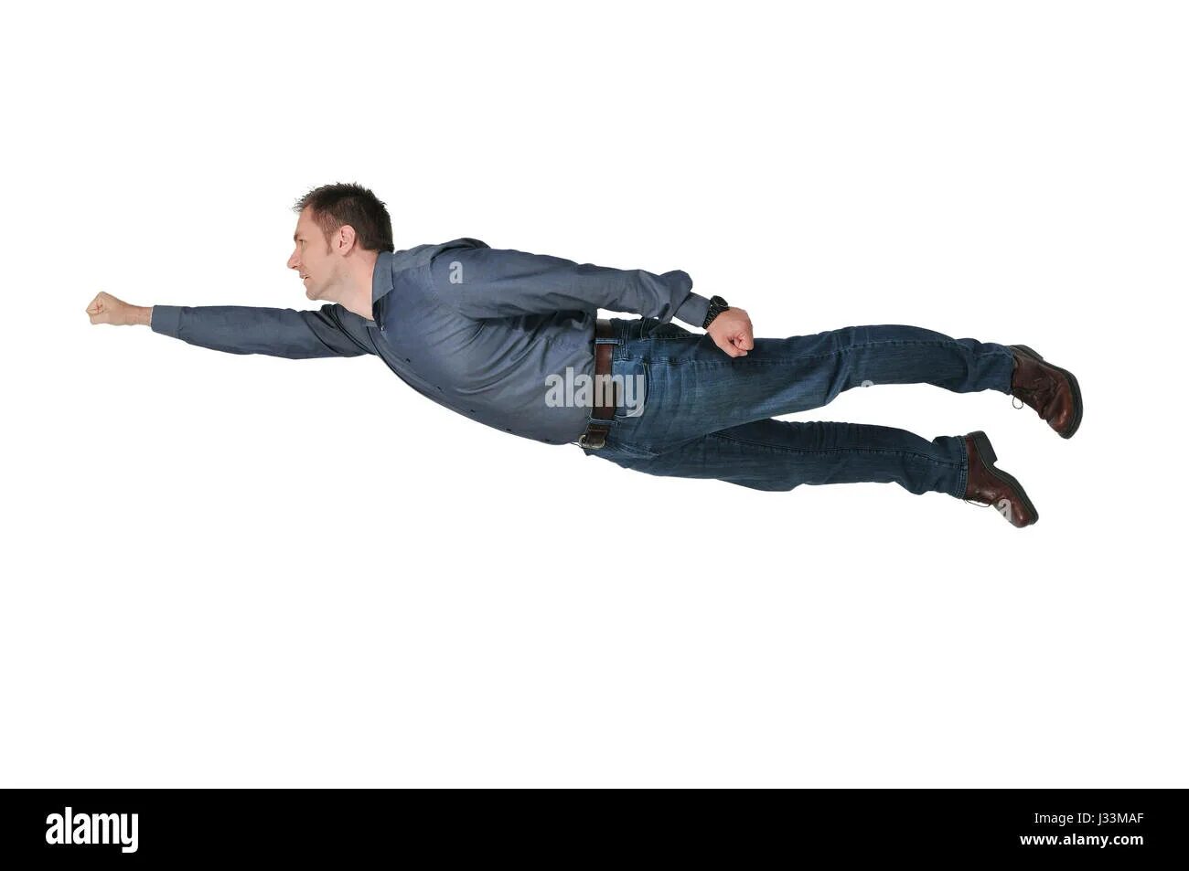 Falling through the air