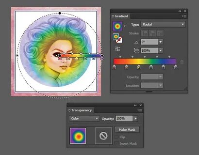 Градиент в adobe illustrator