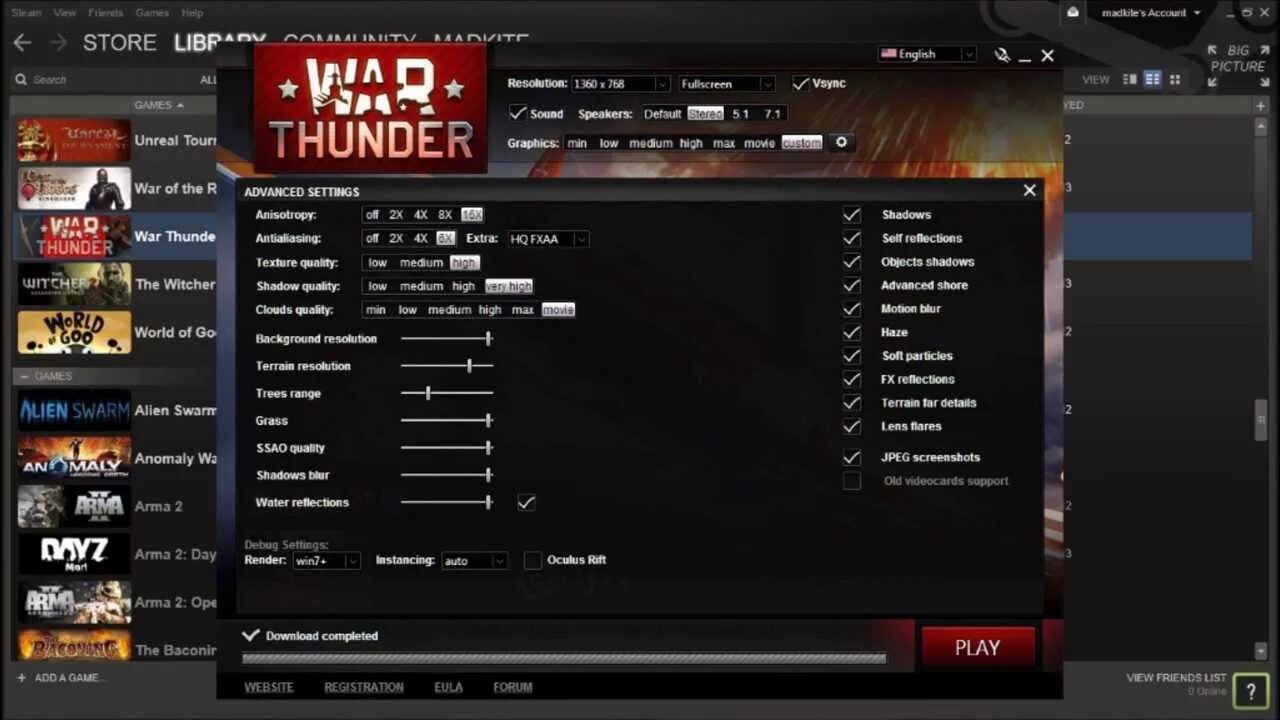 War Thunder, improving your framerate. - YouTube