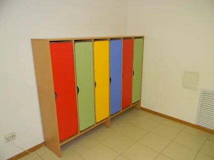 Шкафчики для одежды в детский сад