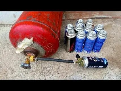 Закачанный в баллон газ