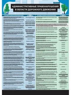 Административные правонарушения дорожного движения
