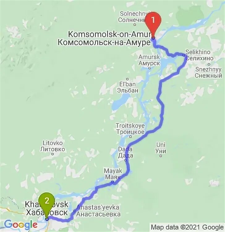 Карта автобусов комсомольск на амуре