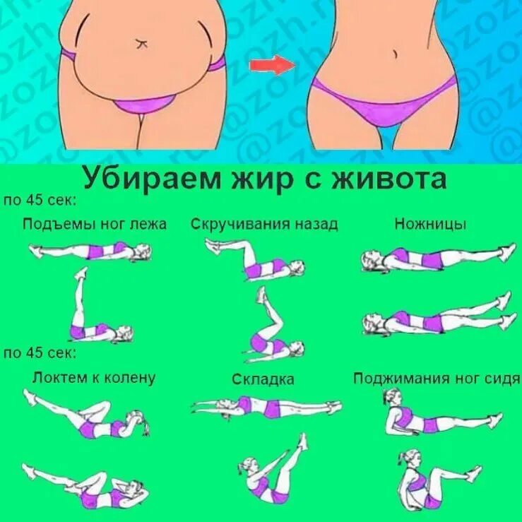 Программа для похудения живота. Упражнения для убирания жира с живота. упражнения для похудения в ляшках и животе. эффективные упражнения для похудения талии и живота и боков. упражнения для похудения живота и боков и бедер.