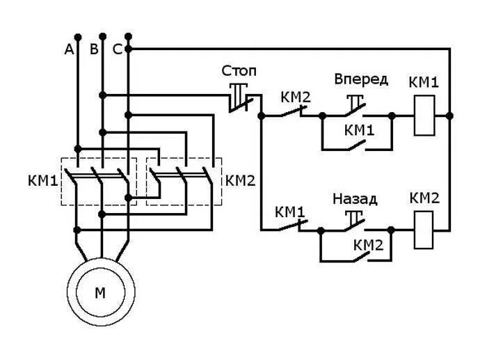 Реверсивный пускатель схема подключения 380 вольт. Схема подключения реверсивный электромагнитный пускатель 380в. Схема подключения 3 фазного реверсивного двигателя. Реверсивные контакторы на 380 вольт схема подключения. Пускатели постоянного тока