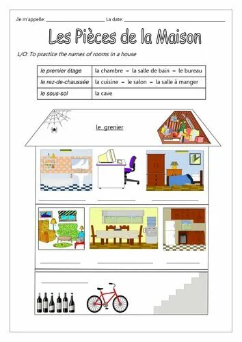 Ma maison ppt. Предметы мебели на французском. Домики по французскому языку. Тема дом на французском языке. A la maison shrift.