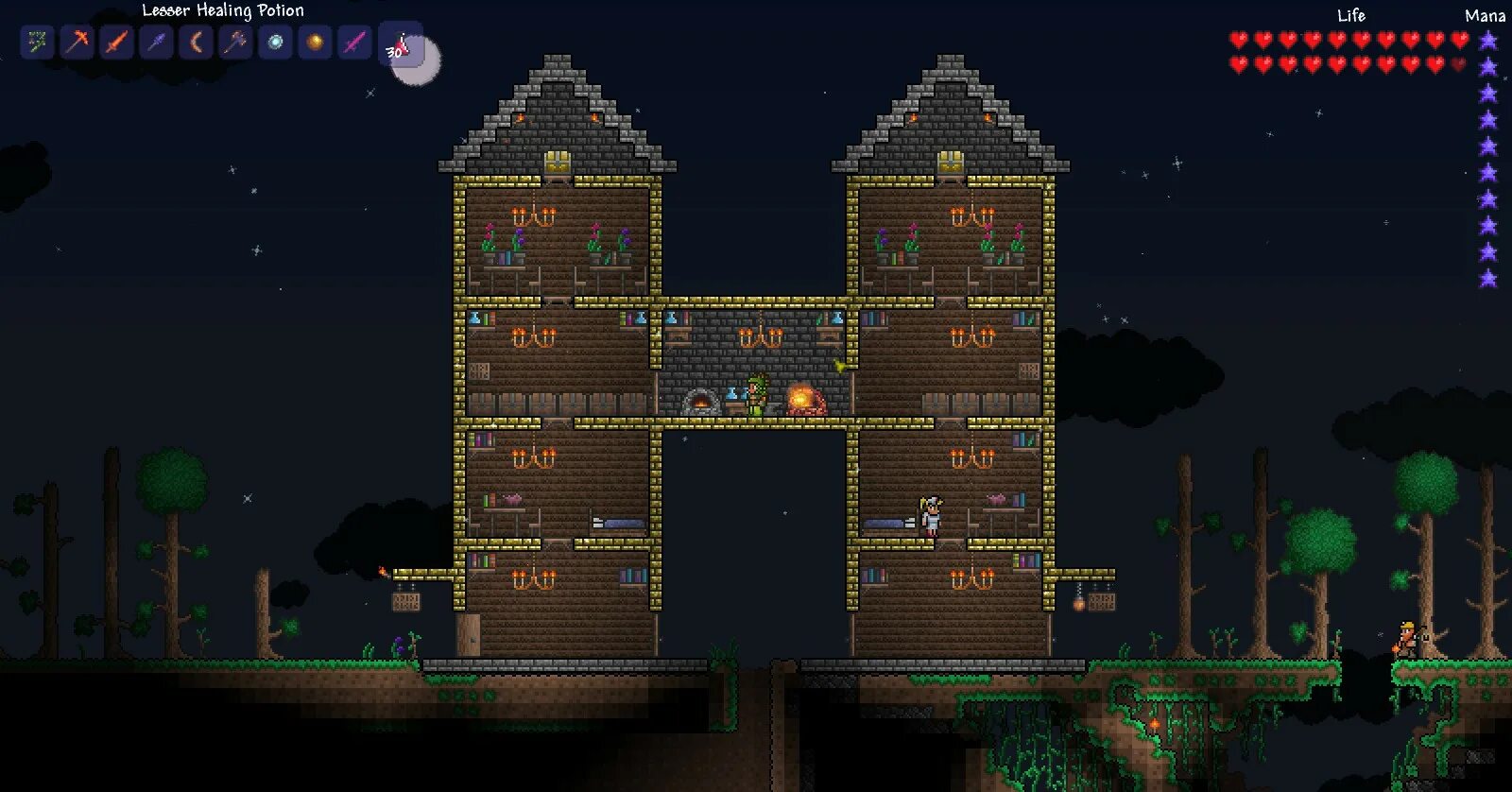 Террария дом для нпс. Домики для нипов террария 1. Террария дом для нпс. Дом для нипов в террарии. Terraria склад.