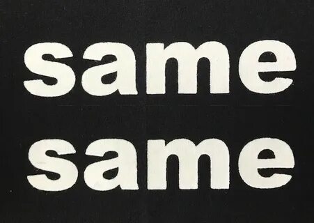 But same time