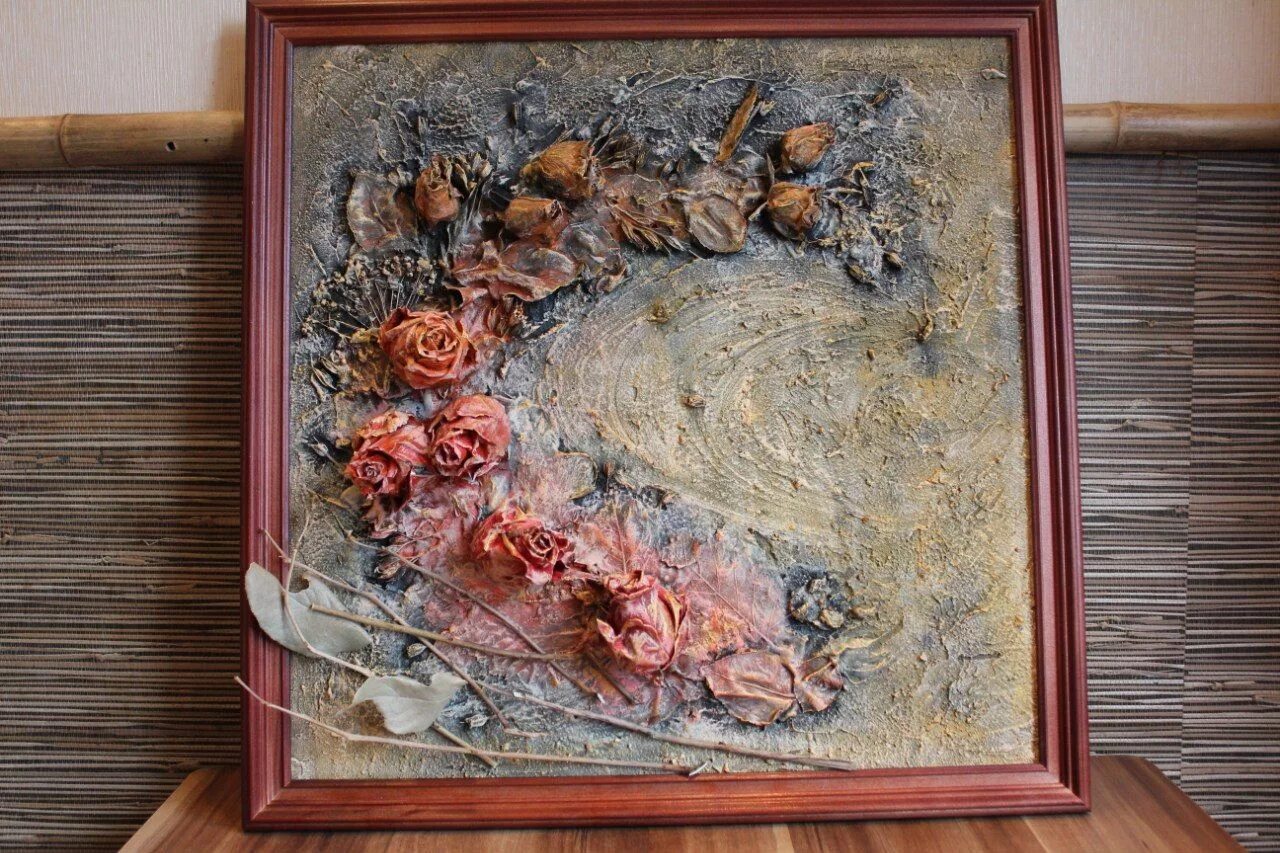 флористический коллаж техника терра. флористический коллаж техника терра. панно из ракушек в стиле терра. техника терра объёмные панно. техника терра панно.