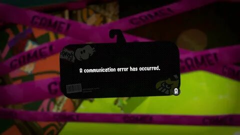 Communicate error
