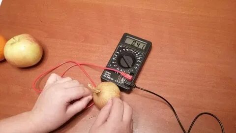 Электричество из фруктов и овощей