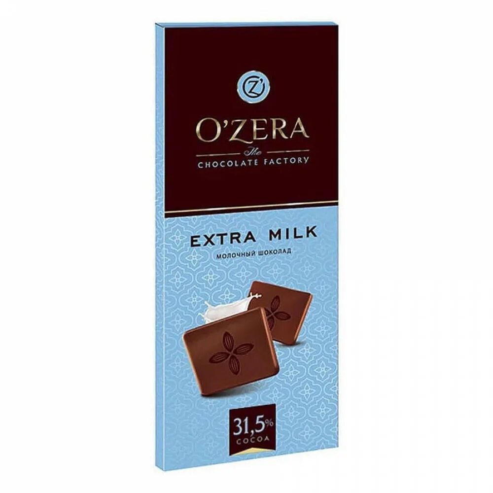 «Ozera», шоколад молочный Extra Milk, 90 г. Шоколад озера Экстра Милк 90 гр. Шоколад o'Zera Extra Milk&Hazelnut 90г. Шоколад o'Zera Extra Milk, 90г. Шоколад озеры