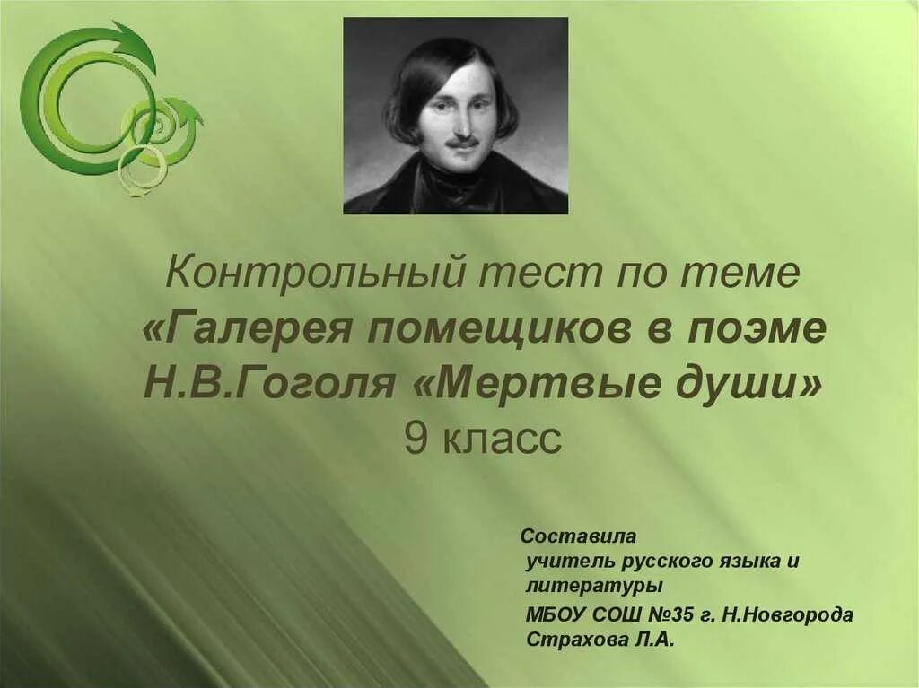 Тест по мертвым душам. Мертвые души контрольная работа. Галерея помещиков презентация. Тест по литературе мертвые души 9 класс.