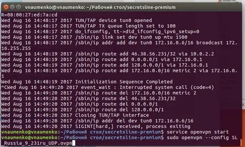 Sudo route