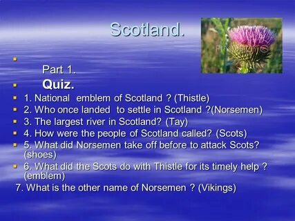 The parts of scotland