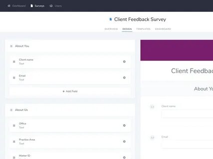 Survey forms