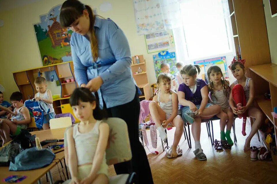 Раздевание в детском саду