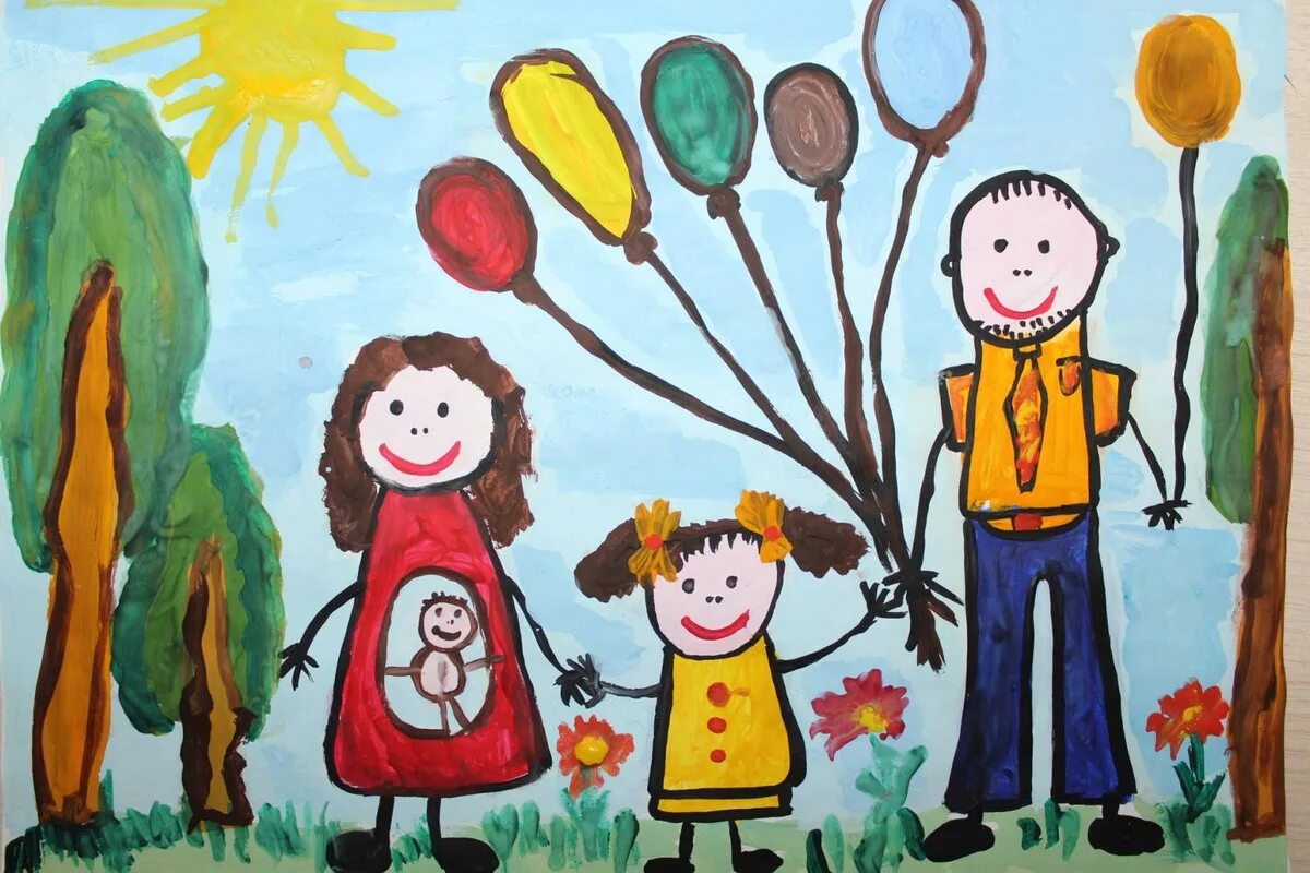 Семья рисунок. Рисунок моя семья. Рисунок на тему моя семья. Детские рисунки семьи. Нарисовать рисунок год семьи