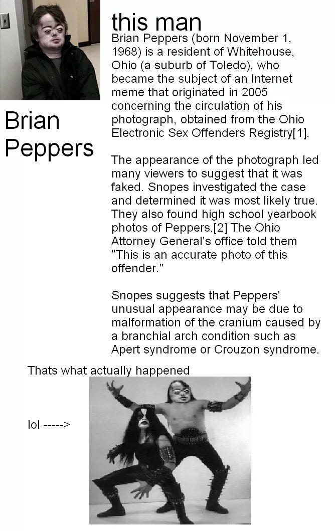 Брайан Пепперс (Brian Peppers). Brian Deppe RS.