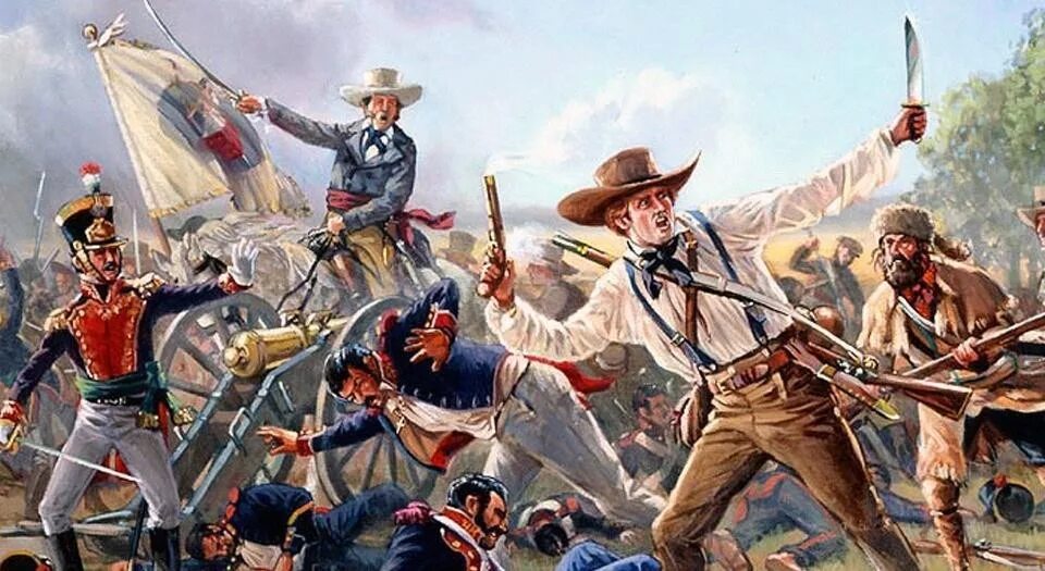 История техаса. Битва при Сан-Хасинто. Техасская революция 1836-1846.