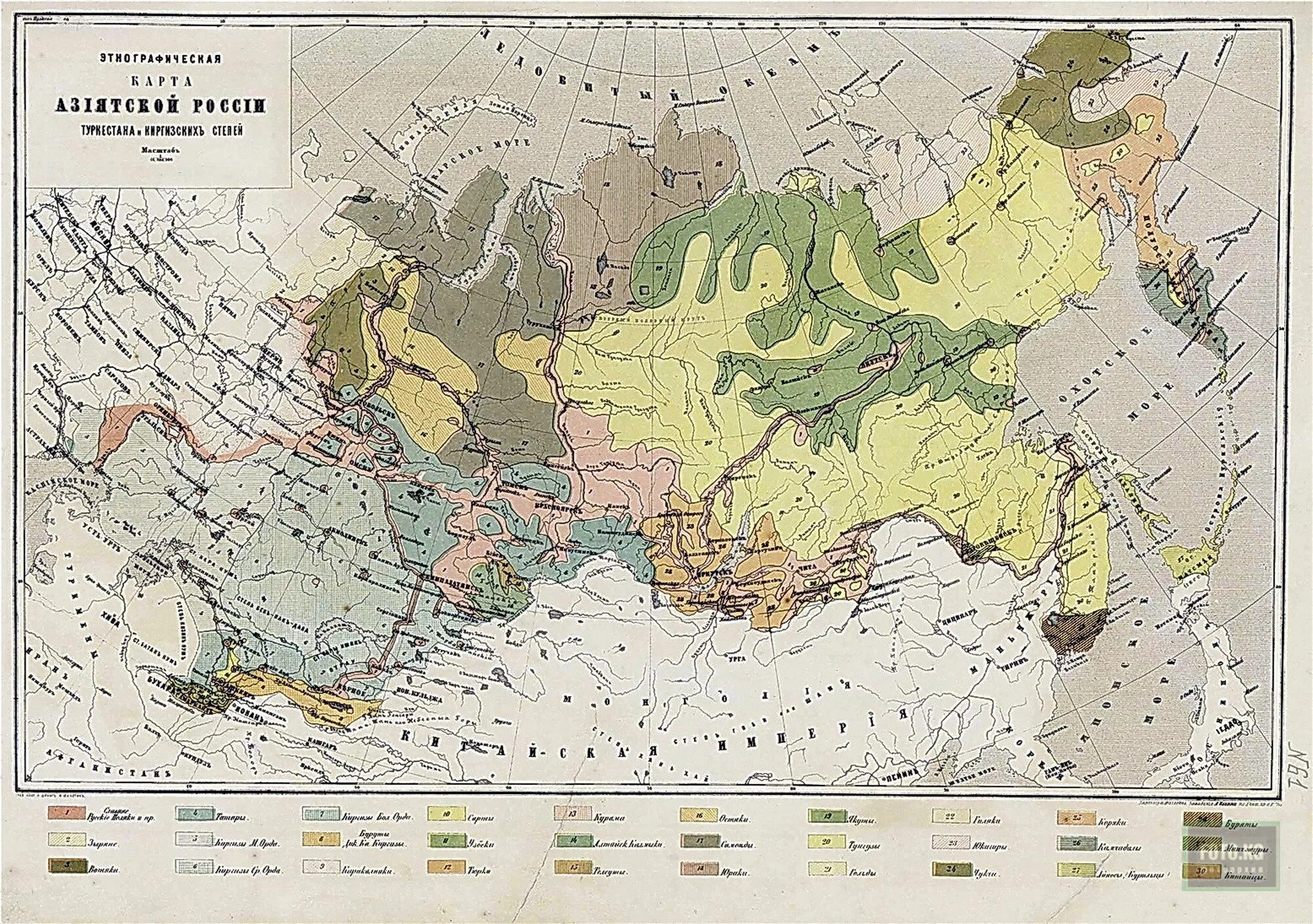 Карта российской империи 1917 года