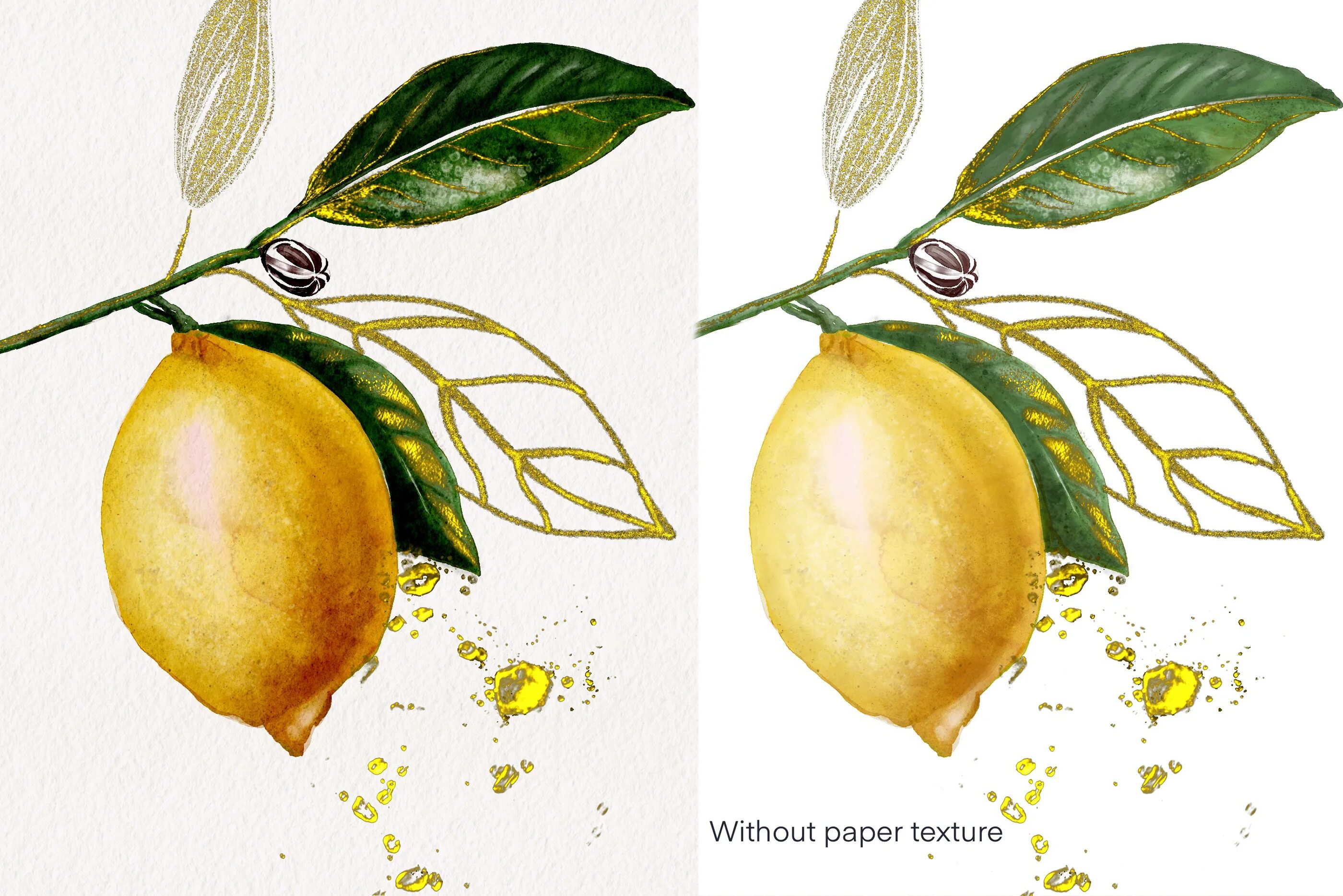 Procreate watercolor. Watercolor and metallic brushes for procreate.
